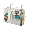 thumbnail image 2 of DOLITY Bedside Hanging Storage Bag Multifunction for College Dorm Magazine Bunk Bed Pineapple, 2 of 9