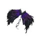 thumbnail image 2 of Capa de Chal de Plumas Jinwen Cómoda Gótica Accesorios Disfraz Halloween Púrpura Negro, 2 of 8