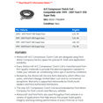thumbnail image 2 of A/C Compressor Clutch Coil - Compatible with 1999 - 2007 Ford F-350 Super Duty 2000 2001 2002 2003 2004 2005 2006, 2 of 2