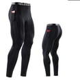 thumbnail image 1 of Pantalones deportivos para hombre, pantalones secos rápidos elásticos ajustados para correr, entrenamiento de baloncesto, pantalones inferiores para exteriores, pantalones de senderismo, 1 of 5