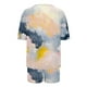thumbnail image 4 of Conjunto de Pijama de las Mujeres de Moda Casual Color Sólido Casa Manga Corta Cuello Redondo Superior Y Pantalones, Ropa de Salón, 4 of 6