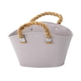 thumbnail image 4 of DYNWAVECA Flower Pot Planter Plant Container with Handles Iron Flower Planter Metal Bucket Desktop Storage Barrel for Balconies, Patios Gray, 4 of 10