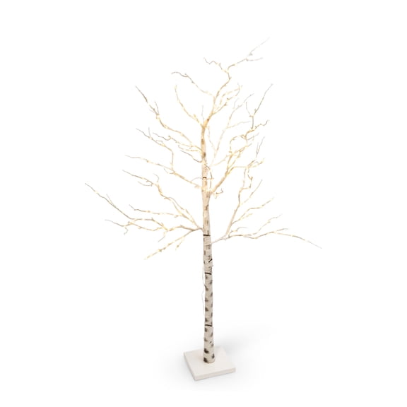 6.89 ft. LED Illuminating  Indoor Holiday Birch Tree