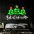 thumbnail image 4 of Glowneon Frohe Weihnachten Xmas Tree Neon Sign, German Merry Christmas Text Neon Sign, 4 of 5
