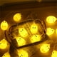 thumbnail image 5 of Hilo de lámpara de gallina amarilla de Pascua - Luz cálida LED Lámparas decorativas alimentadas por pilas para decoraciones de Pascua - 3m 20 o 6m 40 luces, 5 of 8
