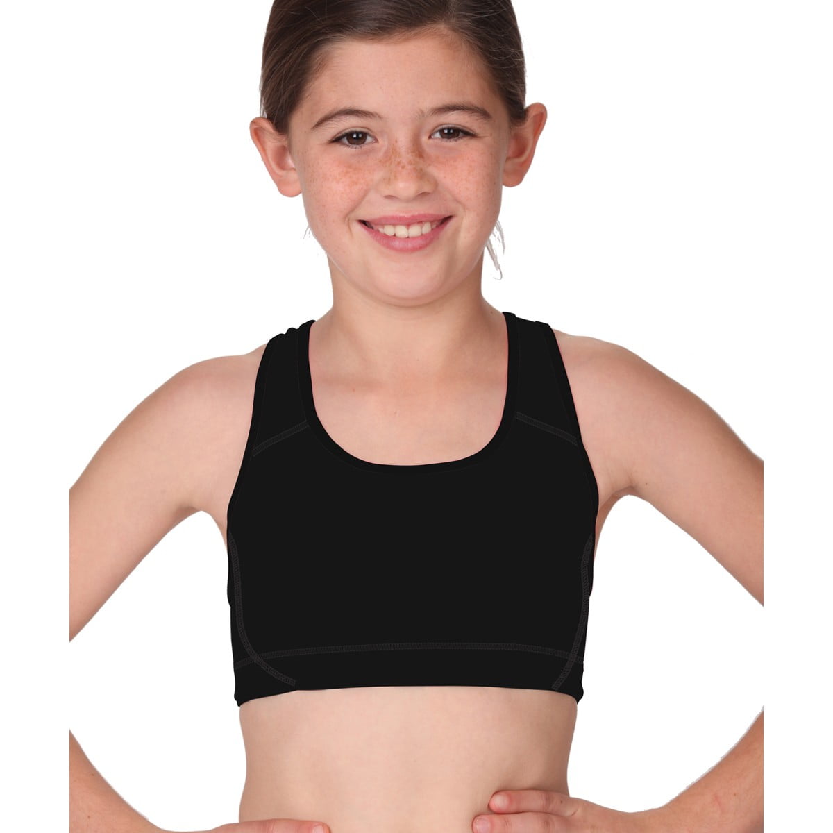 Soffe Soffe Girls Mid Impact Cheer Bra 1210G