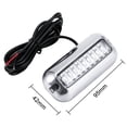 thumbnail image 2 of Lámpara de popa marina de 27LED lámpara de vela de 50W accesorios para yates y barcos color rojo, 2 of 5