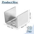 thumbnail image 2 of 10pcs U Bracket for 1.81" Panels, 47x46x37mm Metal U Shaped Fasteners Brackets, 2 of 6