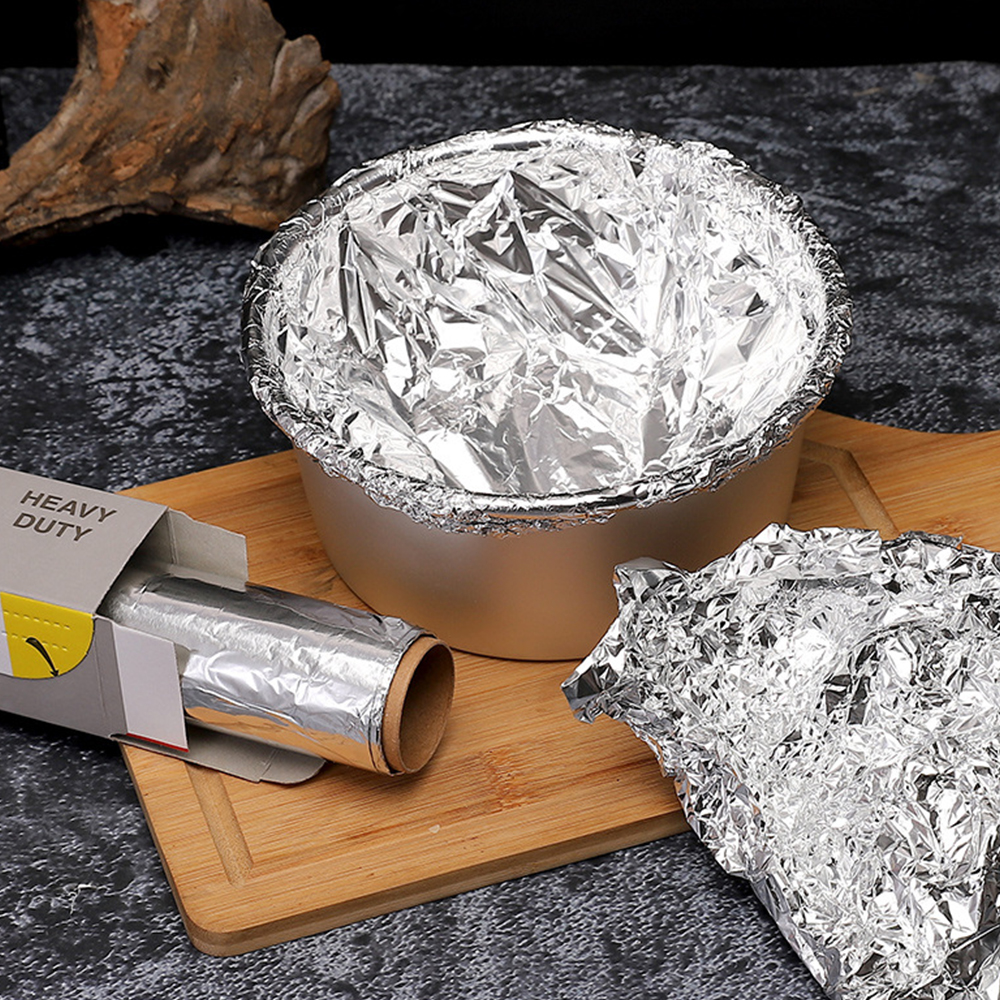 787x11.8 Practical Aluminum Foil Paper,Heavy Duty Oven Paper,BBQ  Restaurant Thickened Foil Paper