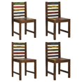 thumbnail image 1 of vidaXL Dining Chairs 4 pcs Solid Reclaimed Wood, 1 of 5