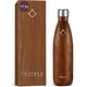 thumbnail image 1 of Termo de Acero Inoxidable Hidranur 17 Oz (502.75 ml) con Cepillo de Lavado, Doble Aislamiento Térmico,  Madera, 1 of 5