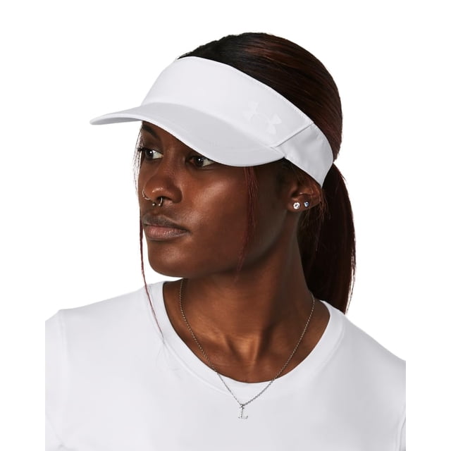 Visera Iso-Chill Launch Run para Mujer Under Armour Blanca