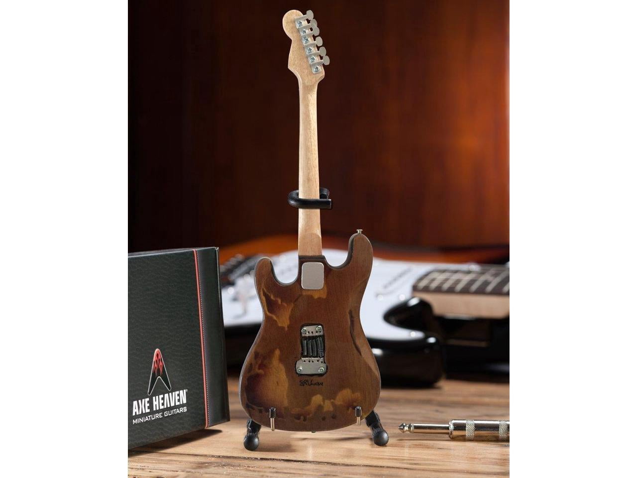 Axe Heaven Fender Stratocaster - Classic Sunburst Finish Officially Licensed Miniature Guitar Replica (SRV Edition)