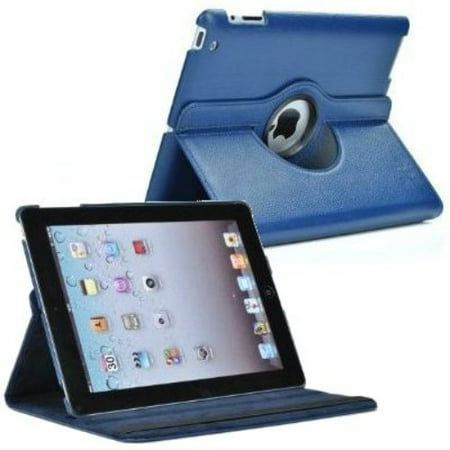 Smart Rotary Leather Case for iPad 2, iPad 3 and iPad 4th Generation -