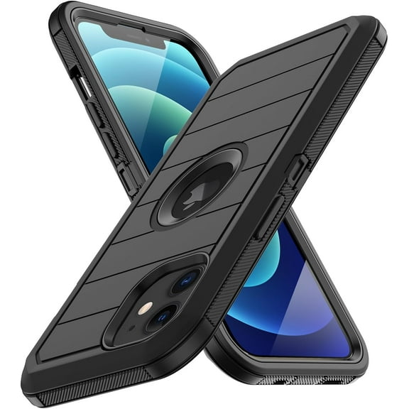 Protective Phone Cover for iPhone 12 Case iPhone 12 Pro Case for Apple iPhone 12 12 Pro | Built in Screen Protector, Heavy Duty, Drop Protection, Shockproof, Dust Proof