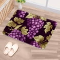 thumbnail image 5 of Grape Non-Slip Polyester Office Mat Chair Rug - Machine Washable Office Rug, 5 of 6