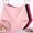 Hot Pink, variant on 3 Pack Women'S Plus Size Panties Solid Color High Waist Leak Proof Physiological Period BriefRedXXXL