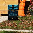 thumbnail image 5 of Happy Halloween Evil Pumpkin Garden Flag 12x18 Inch, Vertical Double Sided Happy Halloween Pumpkin Holiday Outside Decorations Burlap Yard Flag, 5 of 7