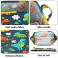 thumbnail image 2 of Freestanding Laundry Hamper, ZUEXT Collapsible Large Clothes Basket with Easy Carry Extended (Dinosaur), 2 of 7