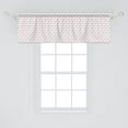 thumbnail image 2 of Ambesonne Romance Window Valance, Love Valentines Day, 54" X 18", Vermilion Black, 2 of 3
