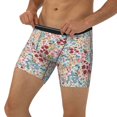 thumbnail image 2 of Rocae Trendy Floral Design for Stretch Moisture-Wicking Underwear,Men's Underwear Boxer Briefs X-Large, 2 of 9