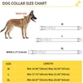 thumbnail image 2 of Collar táctico para perros con asa de control, collar ajustable de nailon militar, hebilla metálica, acolchado para perros de tamaño mediano, ideal para caza y entrenamiento al aire libre (marrón-XL)., 2 of 5