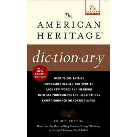 Pre-Owned The American Heritage Dictionary: Fourth Edition (21st Century Reference) (Unknown) 0440237017 9780440237013