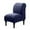 Navy Blue, variant on Chair Covers High Stretch Armless Chair Covers for Living Room Luxury Thick Velvet Chair Slipcovers Modern Furniture Protector with Elastic Bottom, Machine Washable