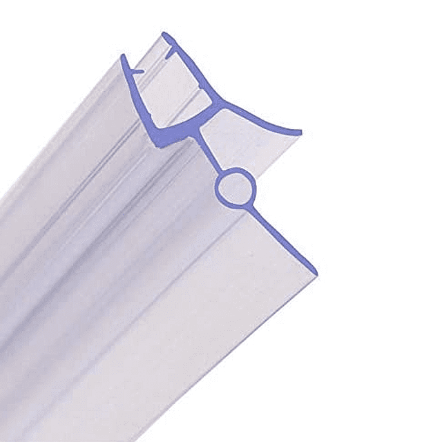 Tira de sellado para ducha, mampara de ducha para baño, sello para puerta, compatible con vidrio de 6mm