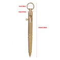 thumbnail image 3 of Solid Golden Brass  Type Signature Pen, Polished,  Writing Grip, Anti Skid Switch For Work, Office, Writing, 3 of 8