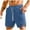 Blue, variant on Iyufng Mens Shorts Men's Shorts,Men Casual Solid Summer with Pockets Drawstring Middle Waist Sport Short Pants