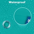 thumbnail image 3 of Green Cloth Pattern  Shower Curtain Liner with 12 Hooks Light Weight PEVA Shower Liner 72x72 Inches, Waterproof Shower Curtain for Bathroom, 3 of 6