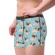 thumbnail image 2 of Balery Funny Cartoon Pugs Calzoncillos bóxer para hombre, ropa interior de algodón suave y transpirable con cinturilla de nailon-Medium, 2 of 5