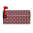 thumbnail image 2 of Lsque Christmas And New Year Mailbox Cover Standard Size ,Magnetic Mailbox Covers Post Wraps Letter Box Cover -25.5x21 in, 2 of 9