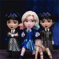thumbnail image 5 of Wednesday Addams Figurines de Collection, Figurine Articulée de Luxe 6 Pouces, FacePlates Interchangeables et Mode, Jouets pour Enfants à Partir de 3 Ans, 5 of 5