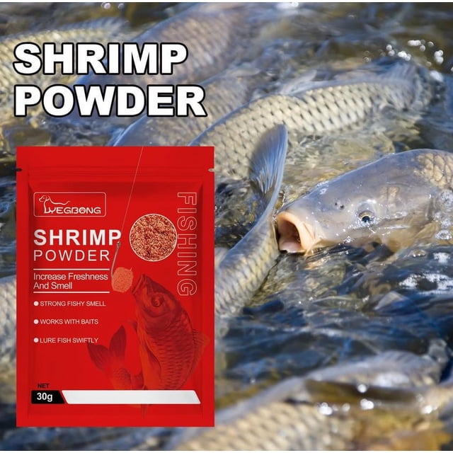 Fiudx Polvo Concentrado de Lombriz Roja, Potente Atrayente para Peces, Rápido Efecto de Atracción, Apto para Múltiples Especies, Pesca En Ríos, Pesca Recreativa, Competiciones, Cebo para Camarones En
