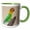 Green/White, variant on 3drose, Fischers Lovebird Tropical Bird, Ndutu, Tanzania-af45 Rbe0352 - Ralph H. Bendjebar, 11oz Magic Transforming Mug