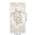 thumbnail image 2 of Beach Towel Bag, Portable Beach Towel Backpack, Integrated Beach Towel with Shoulder Strap, Breathable Cotton Linen Material, Geometric Design, Lightweight and Compact for Travel and Outdoor Use, 2 of 7