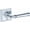 Polished Chrome, variant on Baldwin HDDUNCHR112 Dunsmoor Non-Turning One-Sided Dummy Door Lever - Bronze
