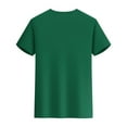 thumbnail image 5 of HOMADLES Men’s Tee Shirt Short Sleeve Lightweight Kint Stretch Slim Fit Pullover Summer Tee Army Green 4XL, 5 of 5