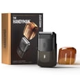 thumbnail image 1 of Afeitadora facial compacta MANSCAPED® The Handyman™: afeitadora facial portátil de viaje para hombres, recargable por USB-C, afeitadora facial eléctrica de láminas, cuchillas de lámina SkinSafe® de do, 1 of 5
