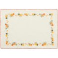 thumbnail image 3 of Fennco Styles Harvest Pumpkins Cotton Placemats 13" X 19", Set of 4 - Orange Autumn Table Mats for Thanksgiving, Fall Festivals, Family Gatherings, Special Events, and Home Décor, 3 of 4