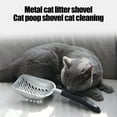 thumbnail image 3 of Cat Litter Scoop Stainless Steel Metal Pooper Scoopers Waste Poop Cleaner Pets Kitten Litter Sand Shovel Household Pet Cleaning, 3 of 8
