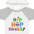 thumbnail image 4 of Inktastic Easter Hip Hop Hooray with Eggs and Carrot Boys or Girls Baby Bodysuit, 4 of 5