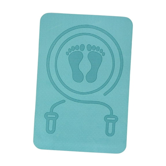 harayaa Jump Rope Mat Extra Thick Shockproof Non Slip Sound Insulation Skipping Mat Jump Blue