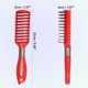 thumbnail image 4 of 1 cepillo de pelo, cepillo desenredante para mujeres y hombres, cepillo de pelo para cabello liso, rizado, largo, corto, grueso, fino, seco, rojo, plástico, 4 of 7
