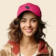 thumbnail image 4 of Dalix Chameleon Cap Embroidered Mens Cotton Dad Hat Baseball Hat in Hot Pink, 4 of 5