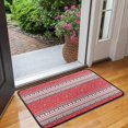 thumbnail image 2 of Red Christmas Striped Pattern Door Rugs,Washable Non Slip Door Mats Indoor,Decorative Door Mats,Entry Mat Indoor for Entrance,Bedroom,Kitchen,Bathroom,30"x17", 2 of 6