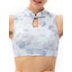 thumbnail image 1 of Ropa interior de mujer Irfora Mujeres Yoga Bra Vintage Stand Collar Botón Impreso Wirefree Bras Entrenamiento Jogging Casual Chaleco Irfora Ropa interior de mujer, 1 of 7