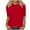 Red, variant on Summer Half Sleeve T Shirts for Women Plus Size Summer Solid Color Basic Tshirt Casual Round Neck T Shirt Tops Plain Tee Shirts